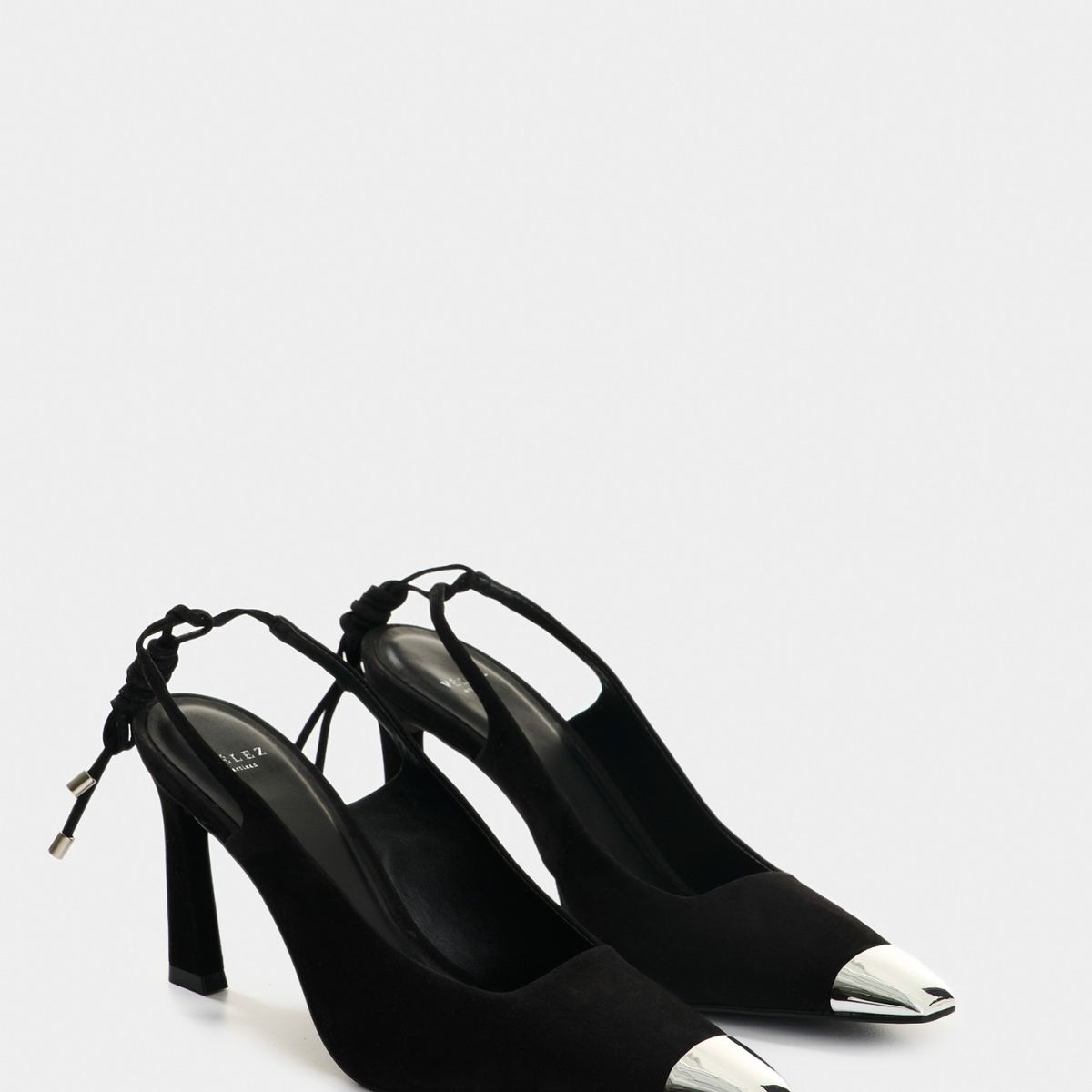 VELEZ - Vélez Tacones Cerrados Herencia Cuero Mujer Negro