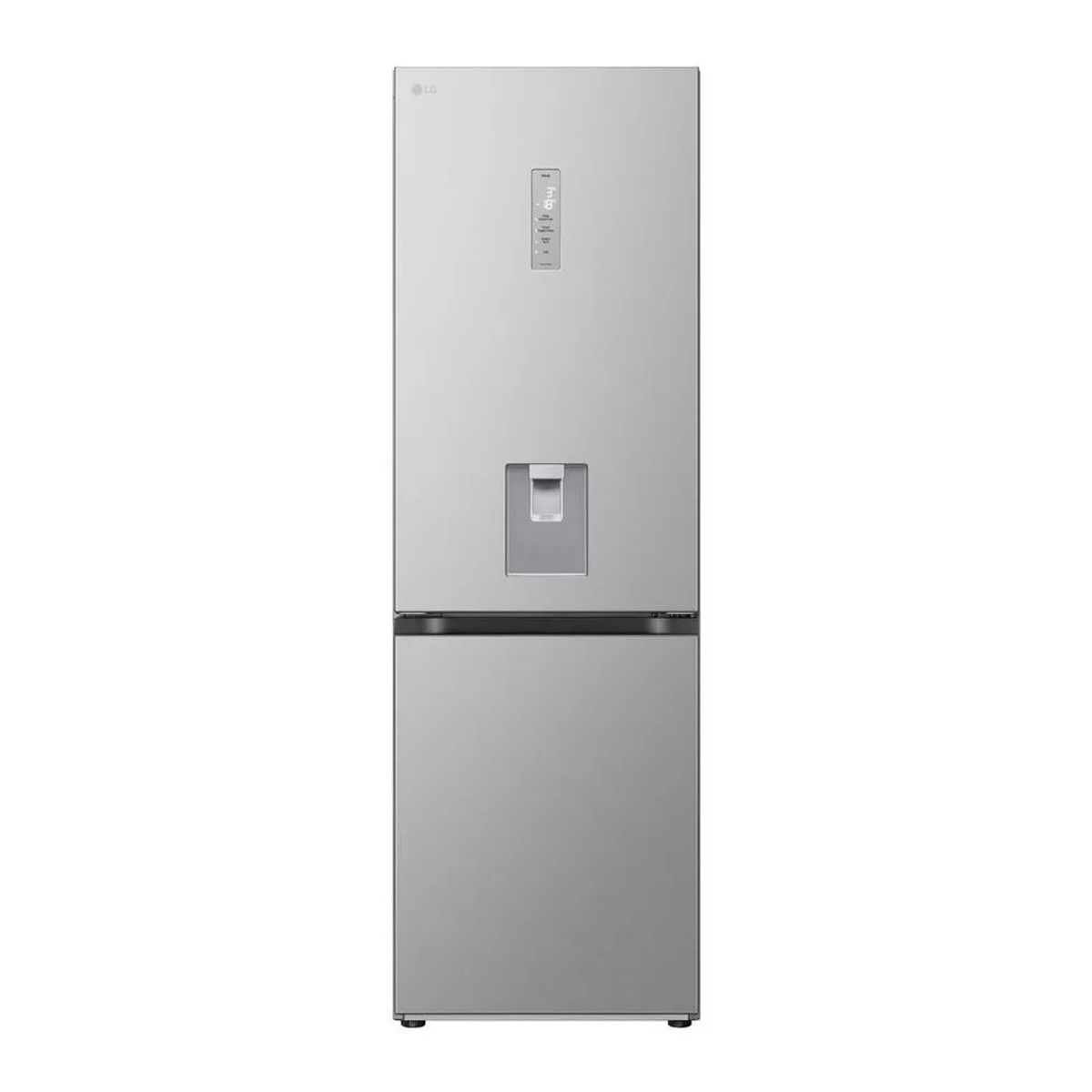 LG - La Refrigeradora 339 litros Linear Cooling Bottom Freezer Plateado LG GB37SPY_.