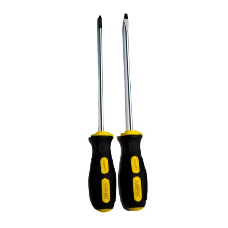 KAMASA - Juego de Desarmador 2 PZS ± 3mmx4 PVC Kamasa