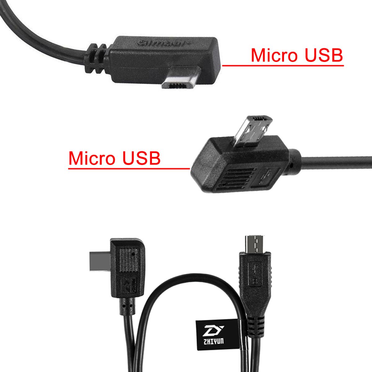 ZHIYUN - Cable Zhiyun para CANON de Micro USB - Micro USB - Gimbal