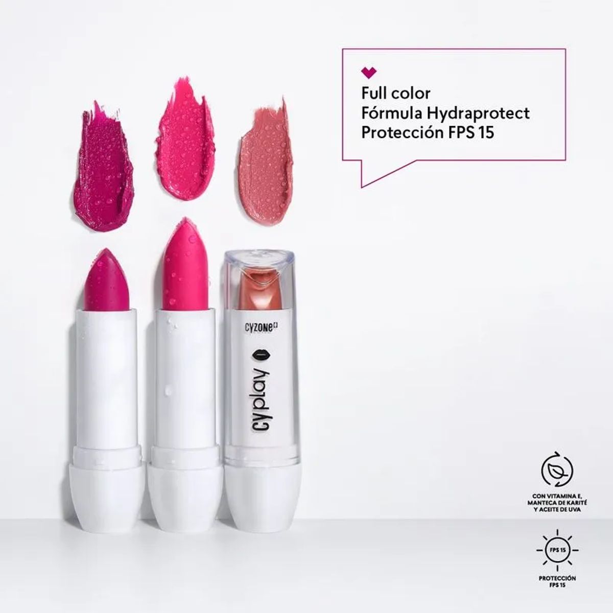 CYZONE - Labial Hydrabomb Rose CyPlay 4 g Cyzone
