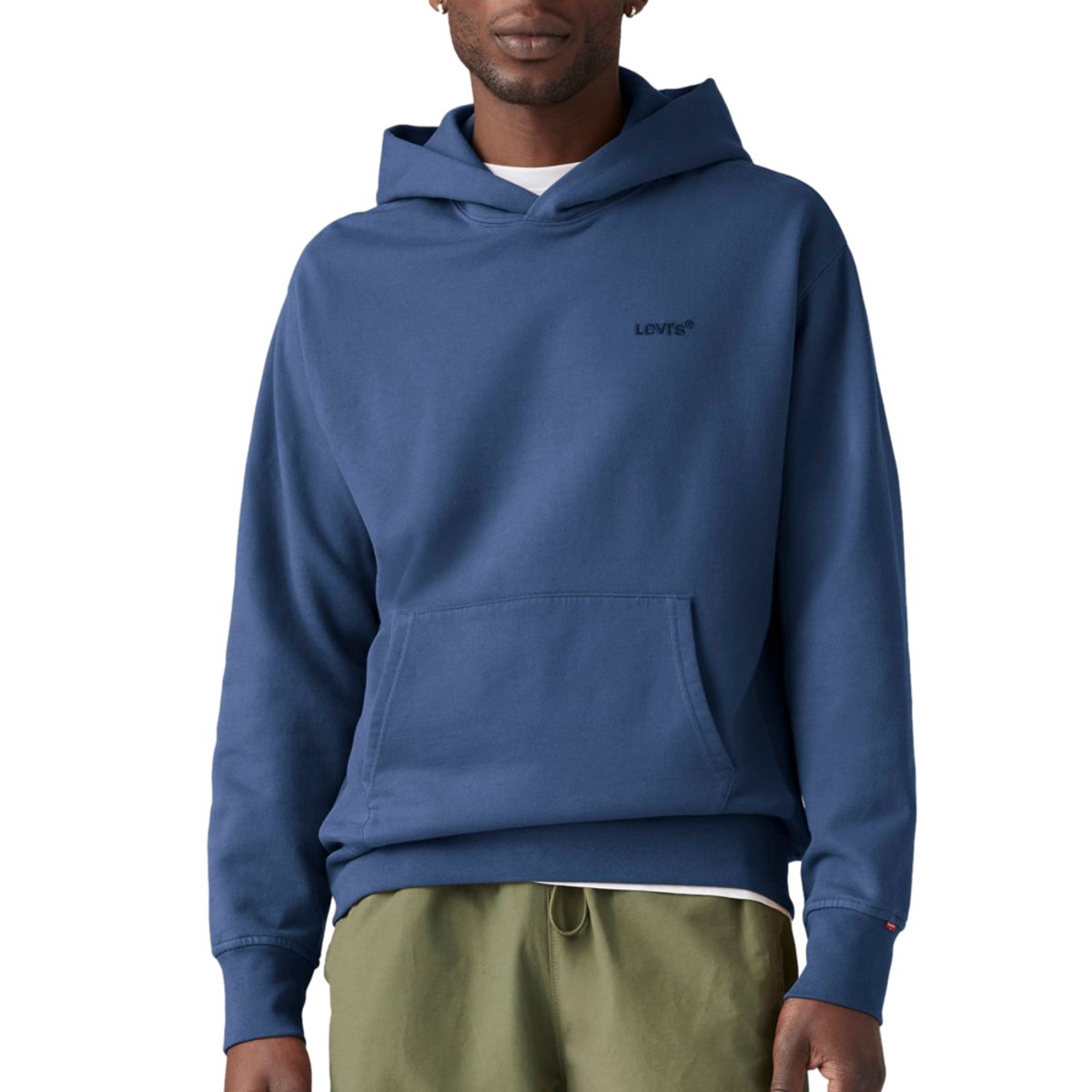 LEVIS - Polerón Hombre The Authentic Hoodie Azul Levis