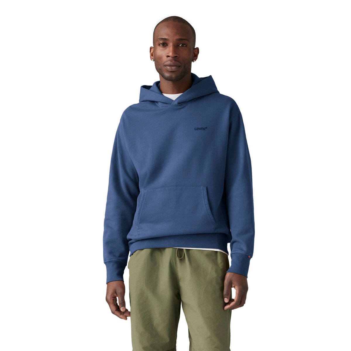 LEVIS - Polerón Hombre The Authentic Hoodie Azul Levis