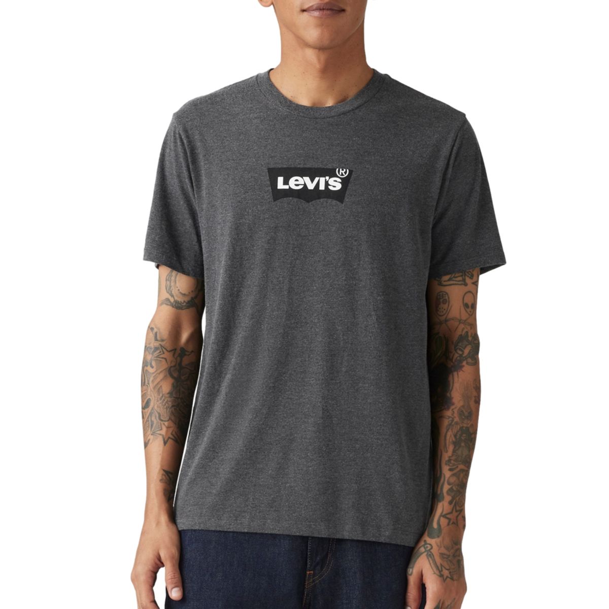 LEVIS - Polo Hombre Graphic Crewneck Tee Negro Levis