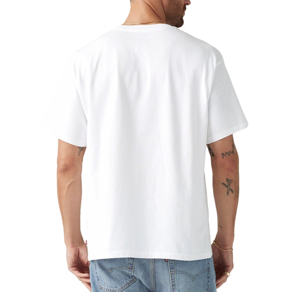 LEVIS - Polo Hombre Vintage Fit Graphic Blanco Levis