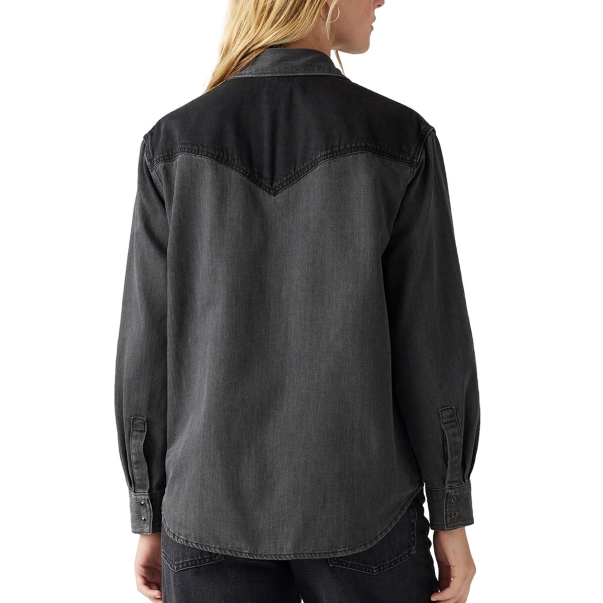 LEVIS - Camisa Mujer Sawyer Western Shirt Negro Levis