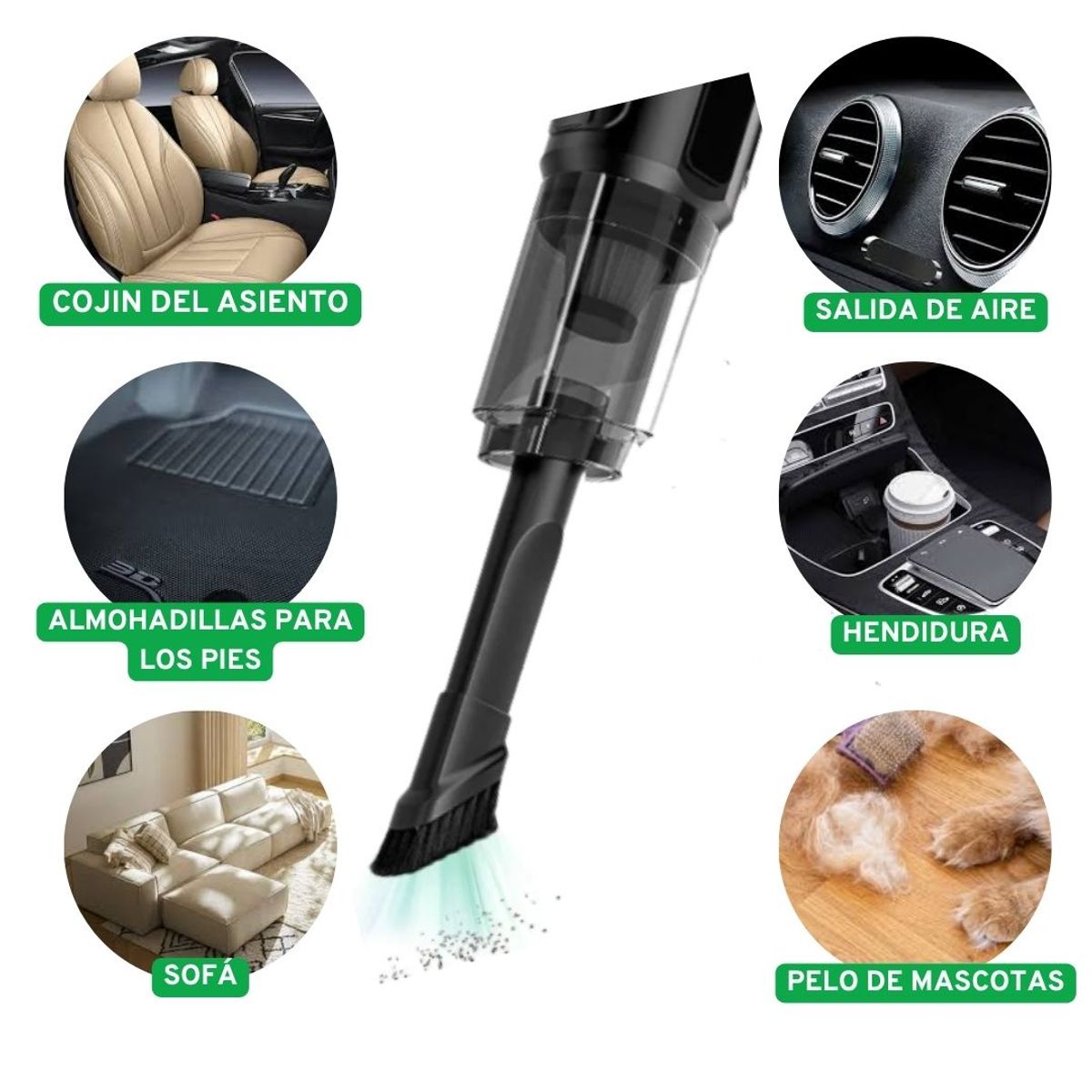 GENERICO - AireMax Multiuso ST-6631C  Aspiradora y Sopladora Inalámbrica Recargable