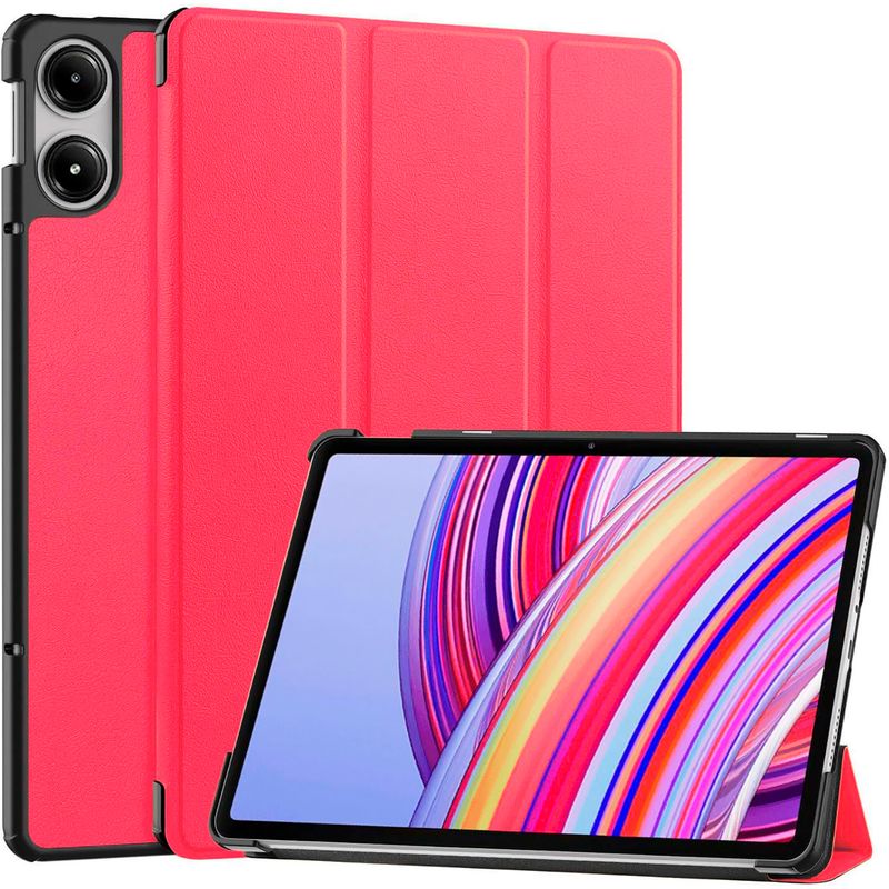 FUNDAANTIGOLPES - Funda Bookcover para Tablet Xiaomi Redmi Pad Pro de 12.1 Rojo