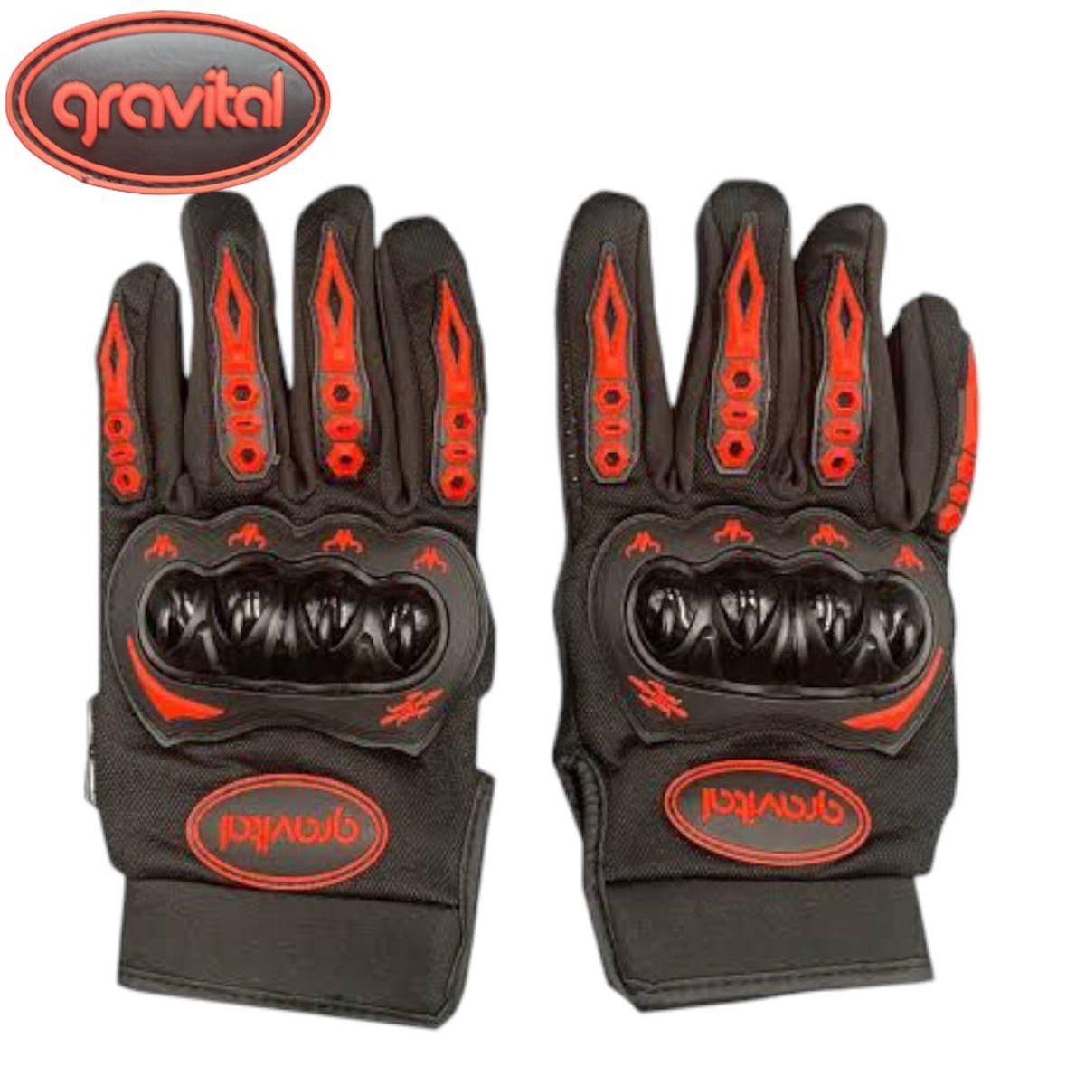 OEM - Guante para Motociclista Delivery Proteccion Nudillo y Palma