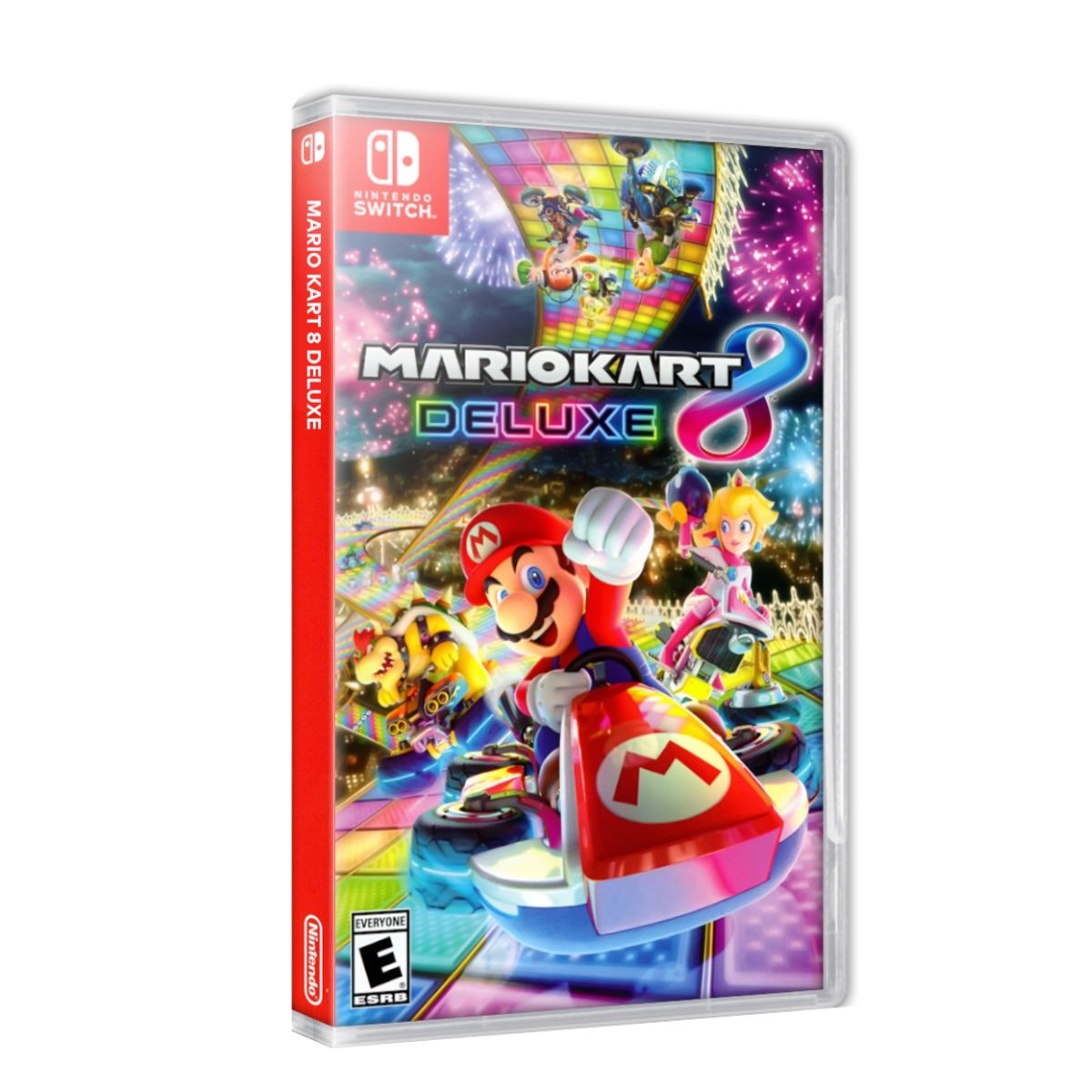 NINTENDO - Consola nintendo switch oled blanco + Mario Kart 8 Deluxe + mica