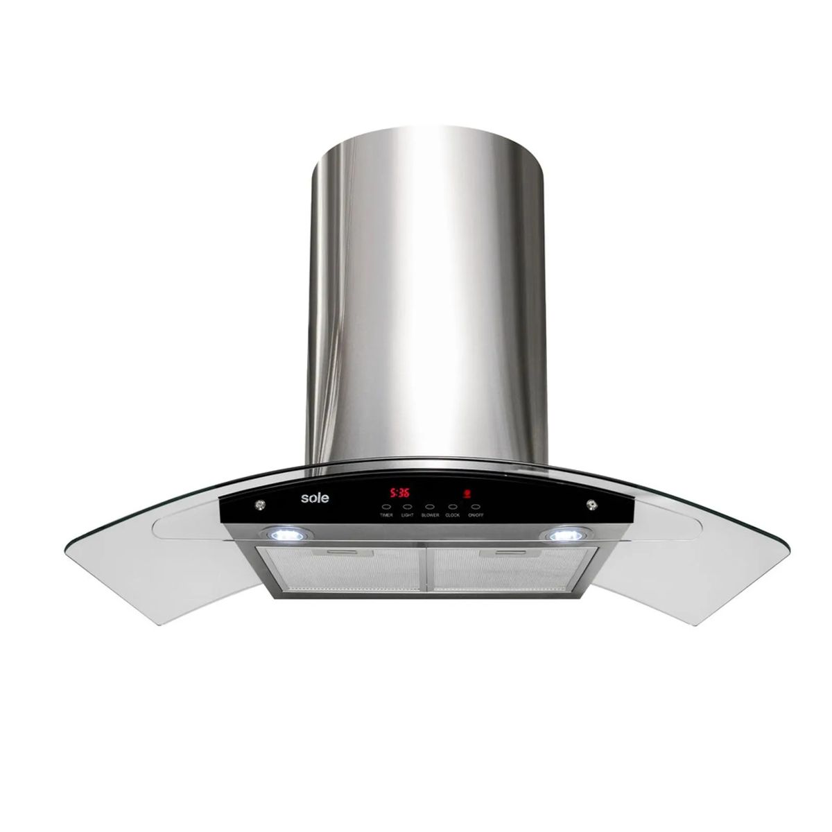 SOLE - Campana Decorativa 90 Cm Acero Inoxidable Sole TURE63CO VENUS