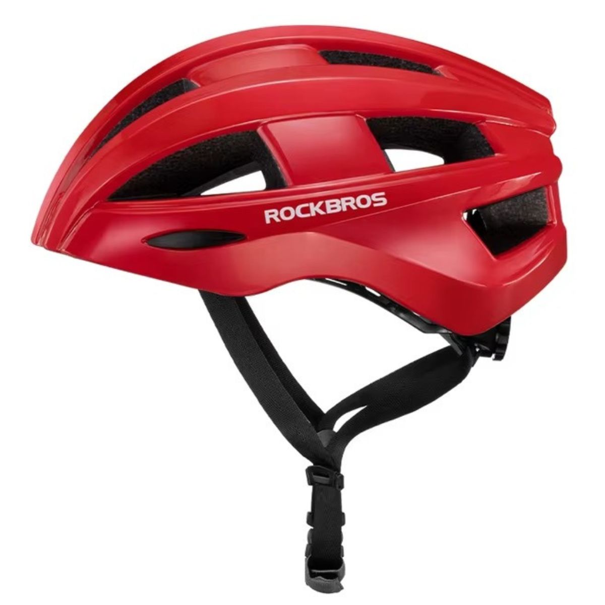 ROCKBROS - Casco con Luz posterior de 2000mah Recargable Rockbros rojo