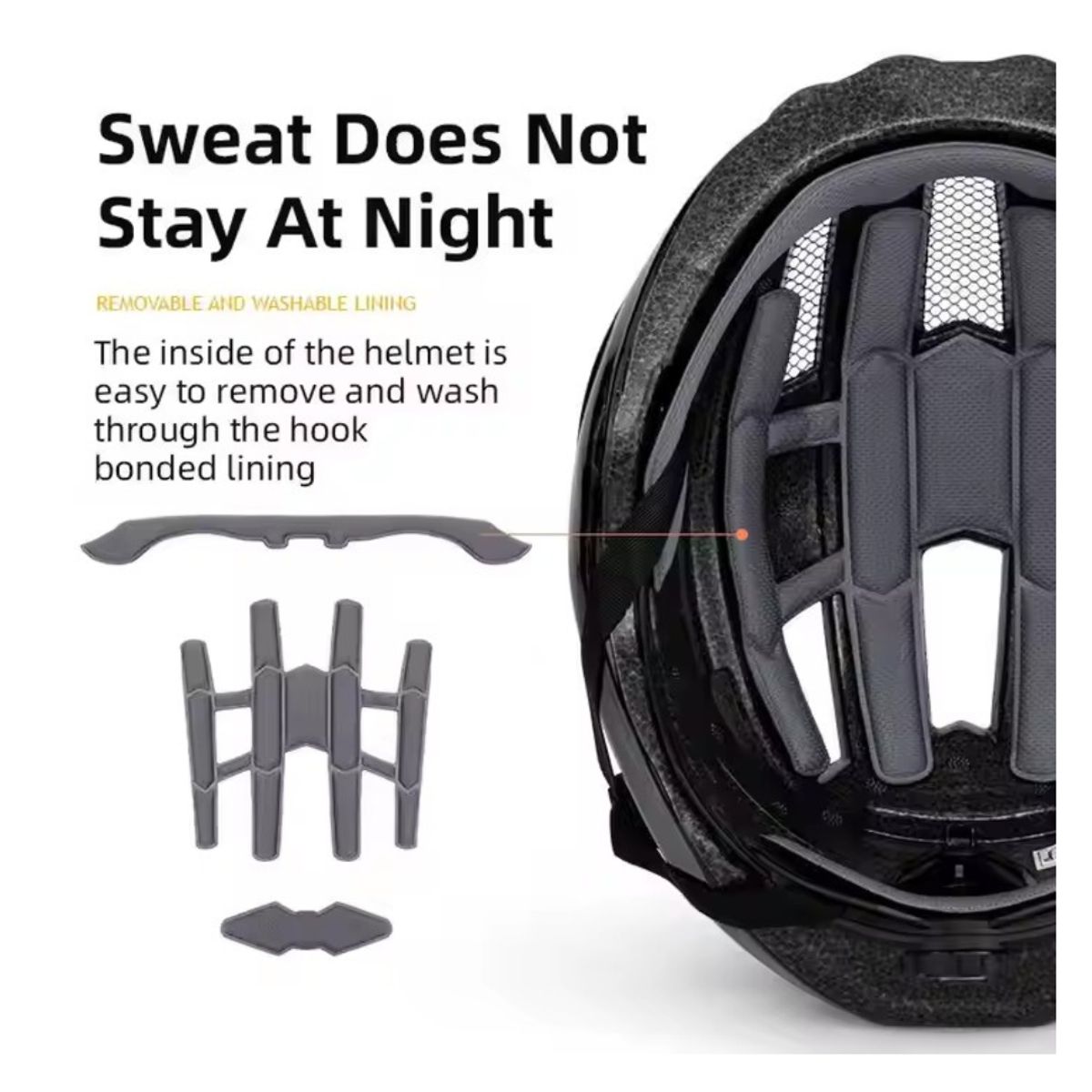 ROCKBROS - Casco con Luz posterior de 2000mah Recargable Rockbros rojo