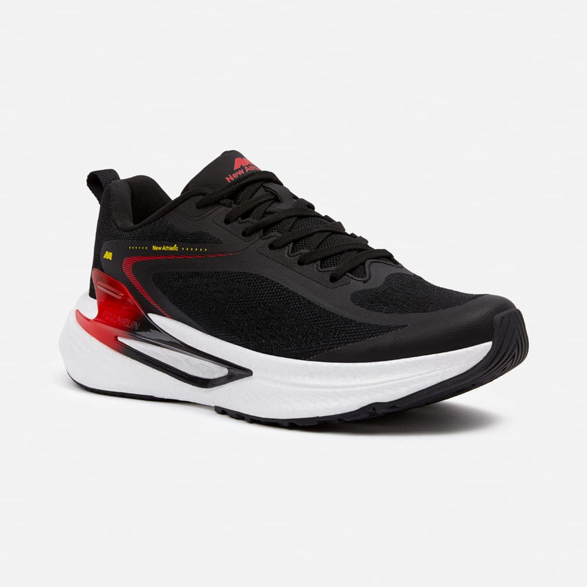 NEW ATHLETIC - Zapatillas New Athletic Running Foam134 Negro Con Rojo Hombre