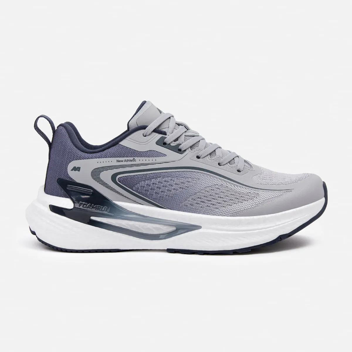 NEW ATHLETIC - Zapatillas New Athletic Running Foam134 Gris Con Plomo Hombre