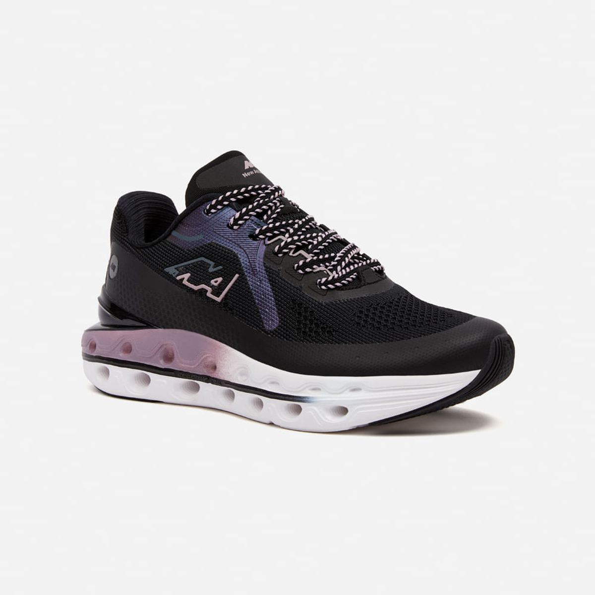 NEW ATHLETIC - Zapatillas New Athletic Running Croil144 Negro Con Uva Mujer