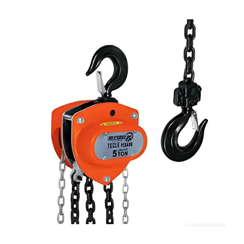 GENERICO - Tecle Pesado Pro JP de 5 TON Anaranjado