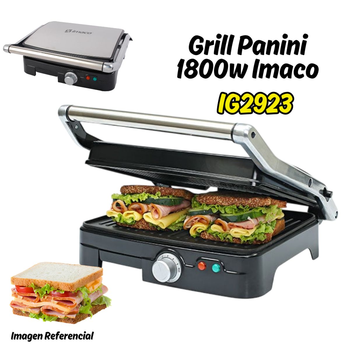 IMACO - Grill Panini Imaco IG2923