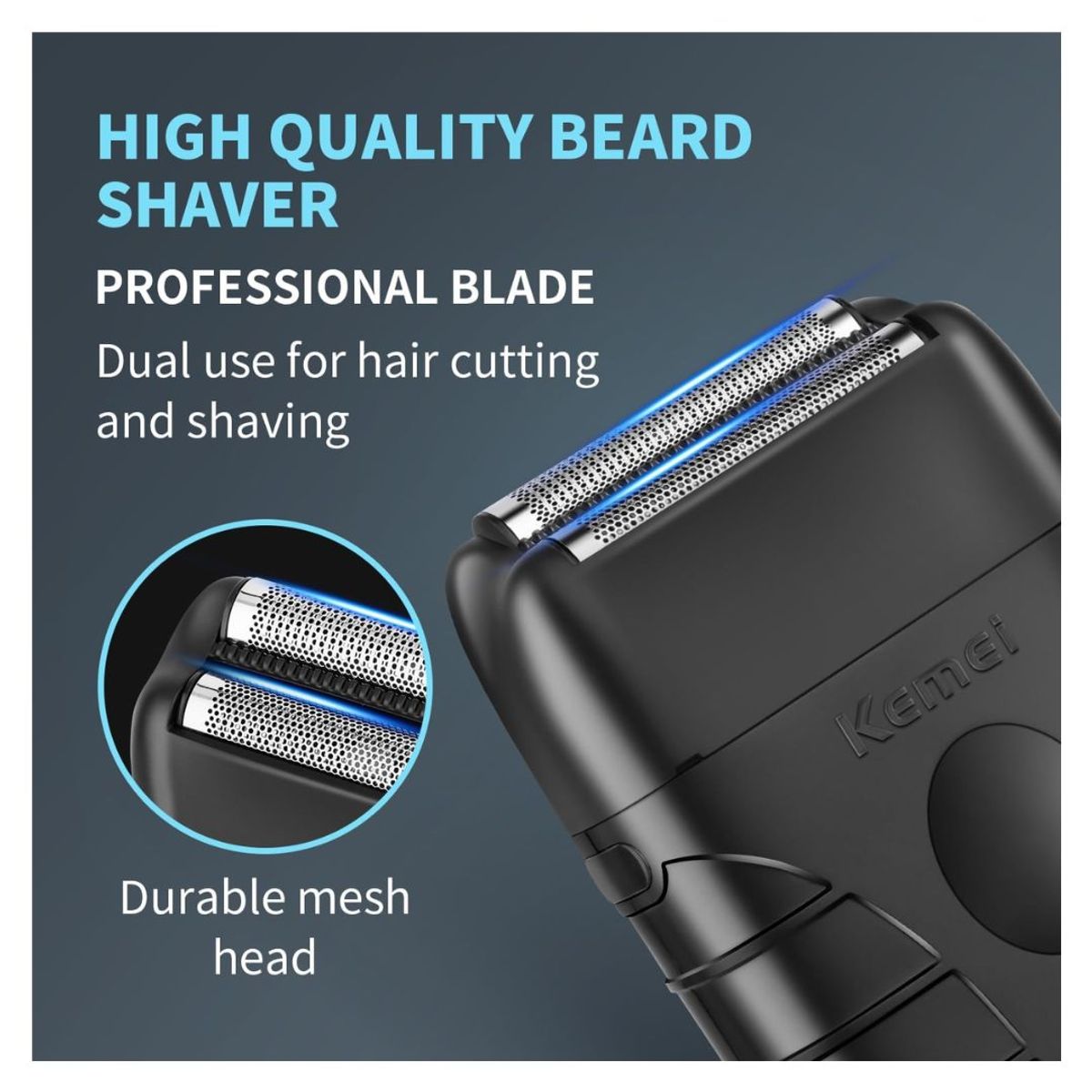 KEMEI - KEMEI NEW KM-T95 Travel Razor