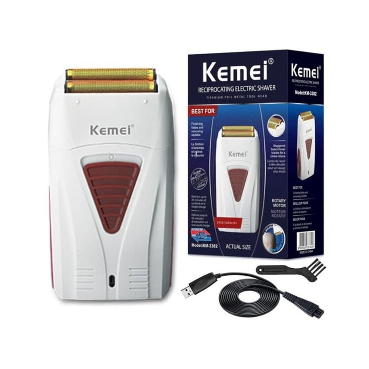 KEMEI - KEMEI KM-3382 Compact Shaver
