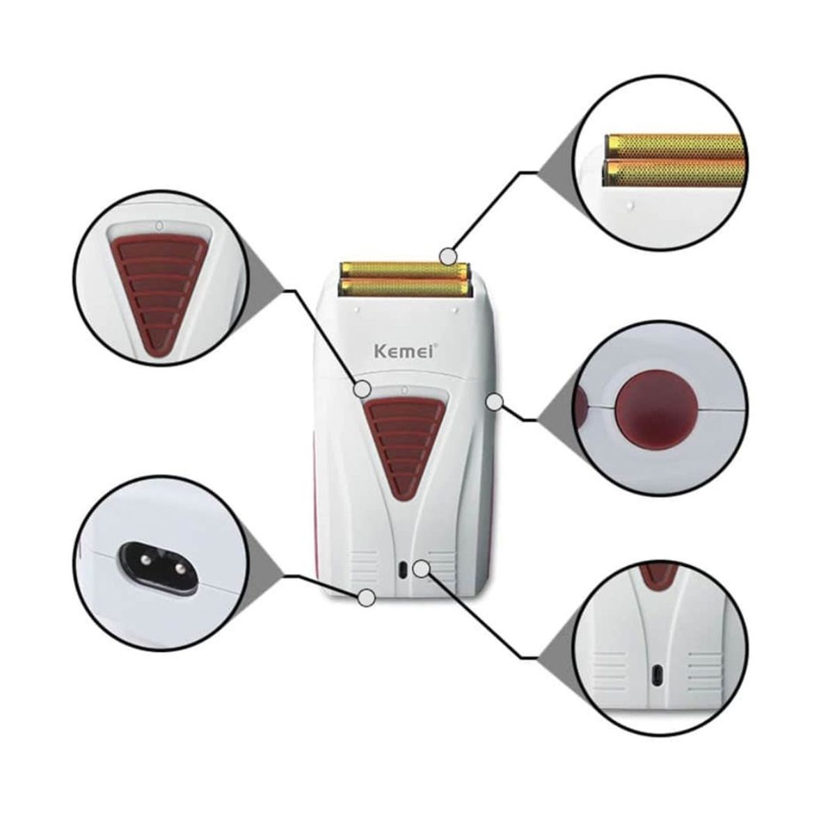 KEMEI - KEMEI KM-3382 Compact Shaver