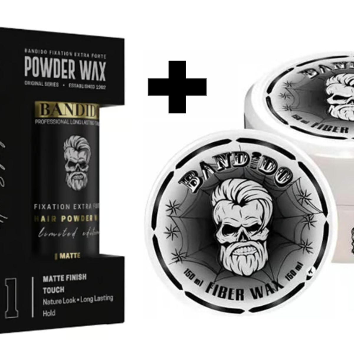 GENERICO - Duo Pack Bandido Cera Efecto Telaraña Spider y Polvo Texturizador 32g