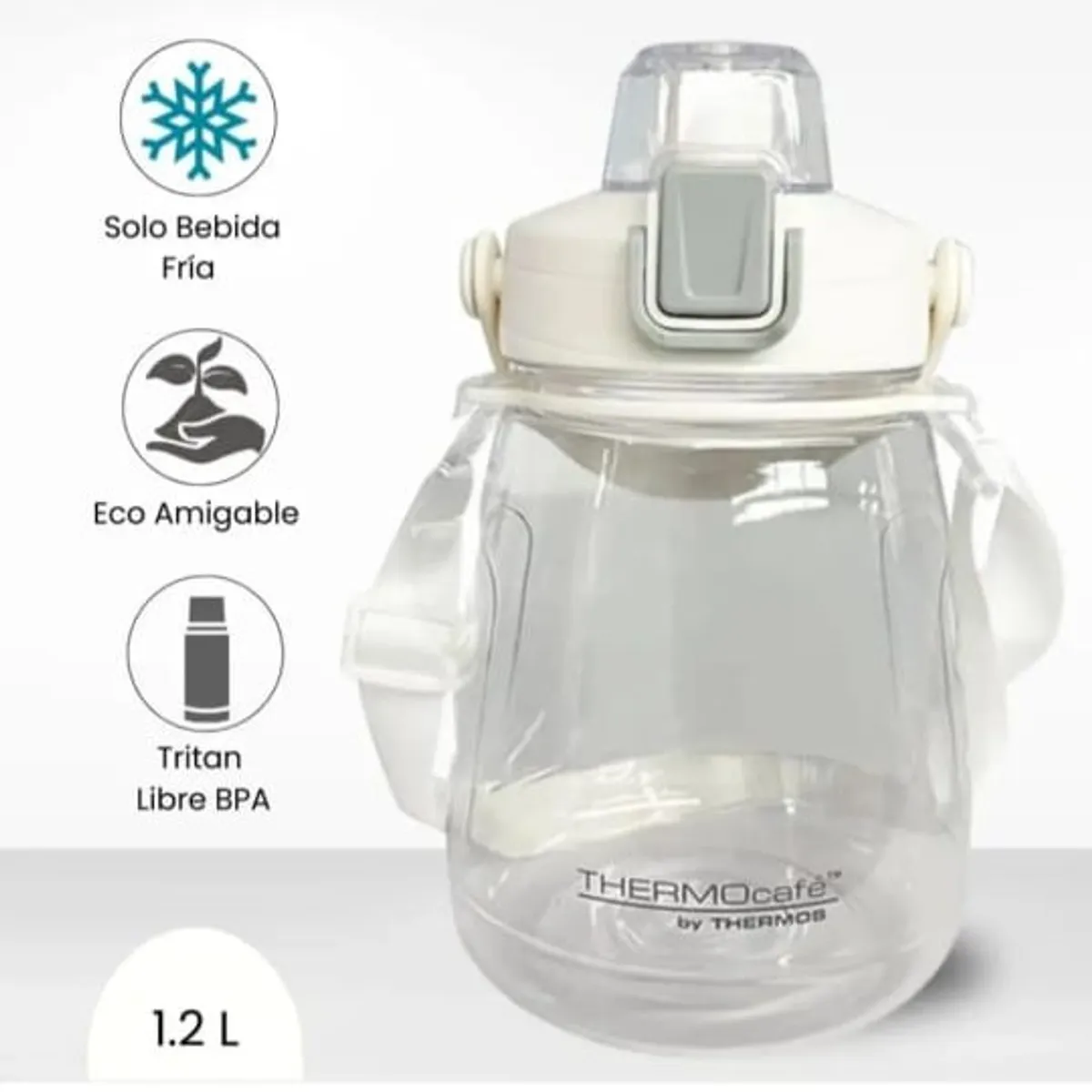 THERMOS - Botella Go Thermos 1200ml Blanco uso Deportivo u Oficina