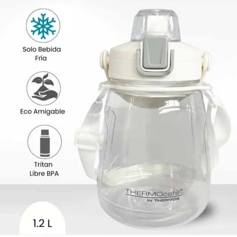 THERMOS - Botella Go Thermos 1200ml Blanco uso Deportivo u Oficina