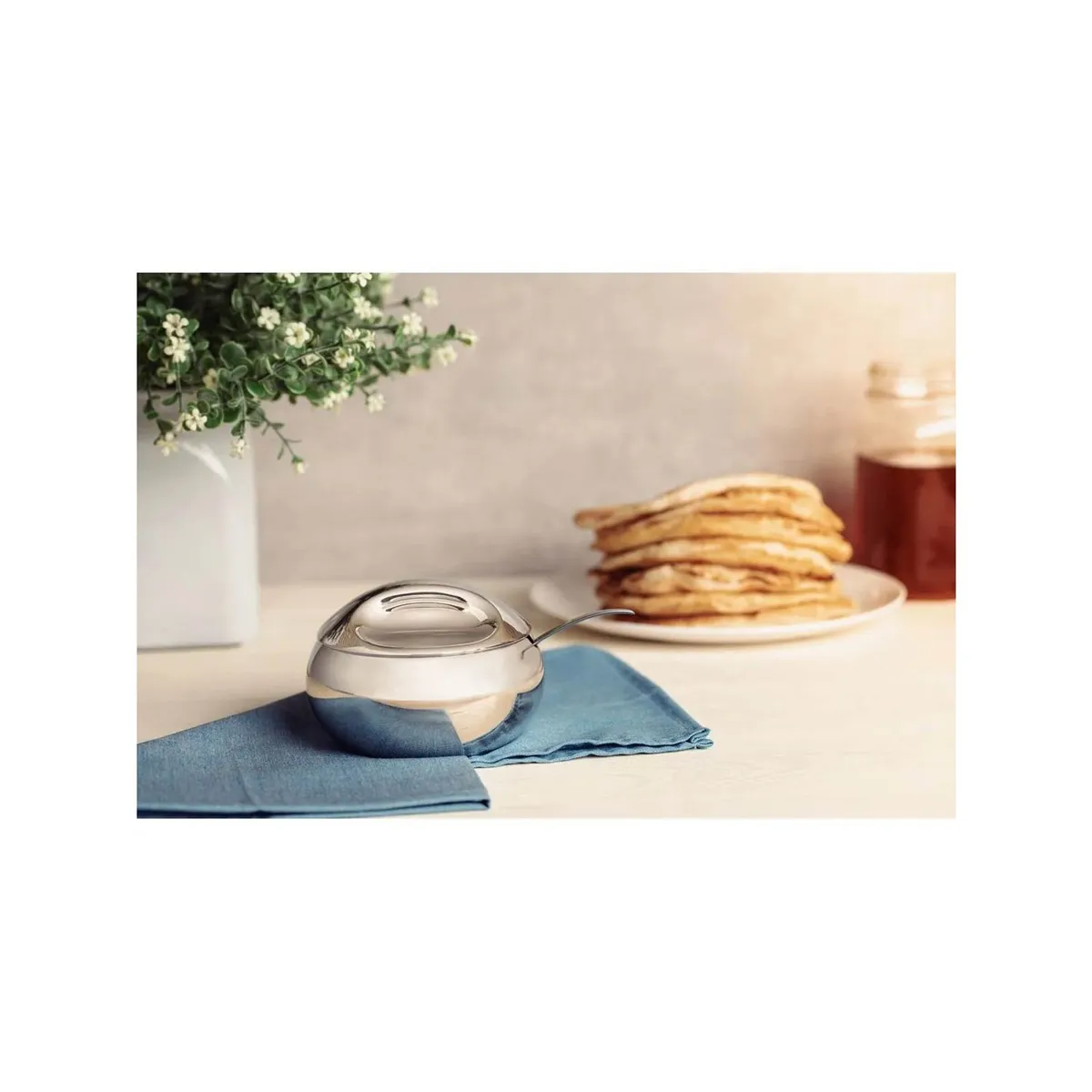 TRAMONTINA - Azucarero TRAMONTINA 1KILO de acero inoxidable