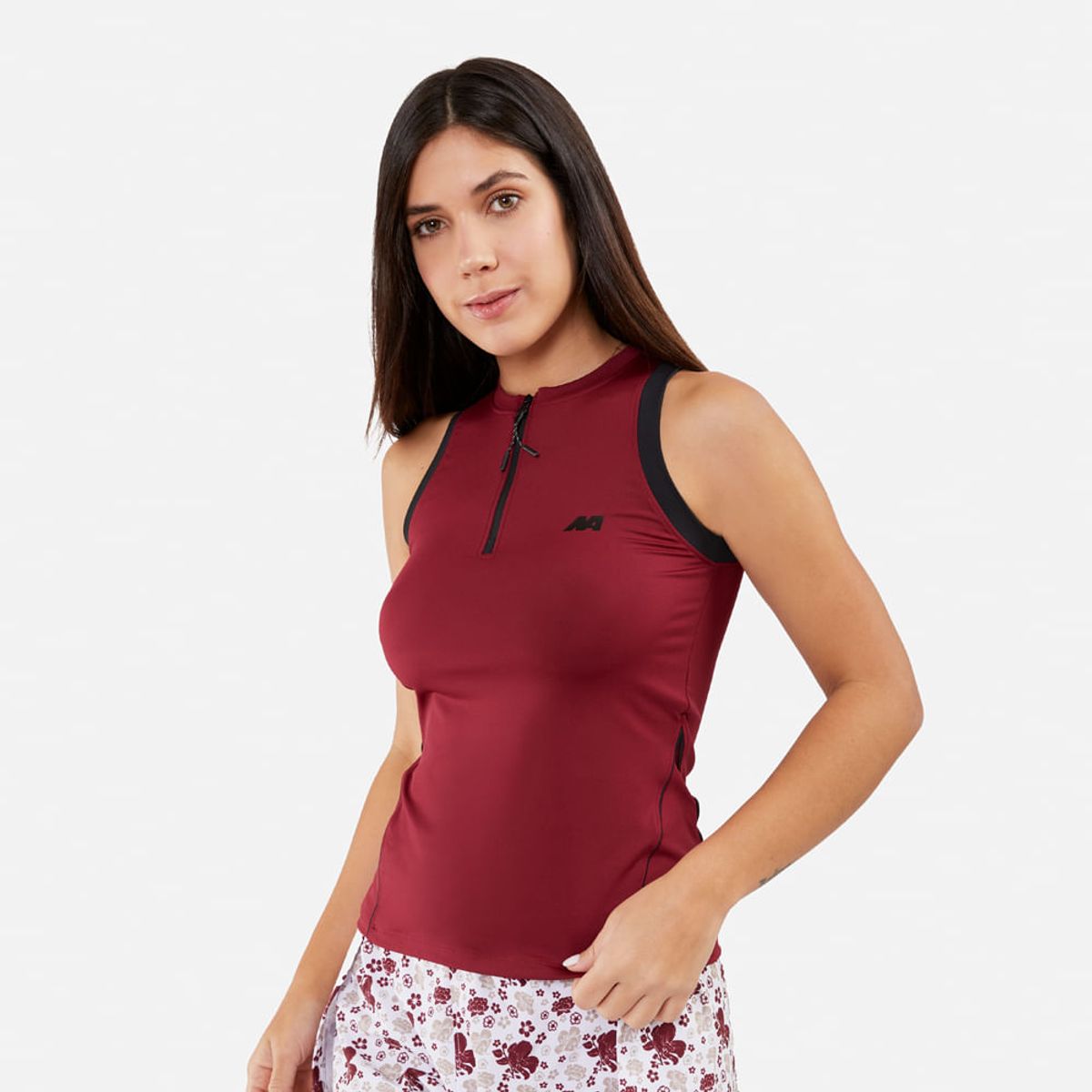 NEW ATHLETIC - Bvd New Athletic Velka Vino Con Negro Mujer