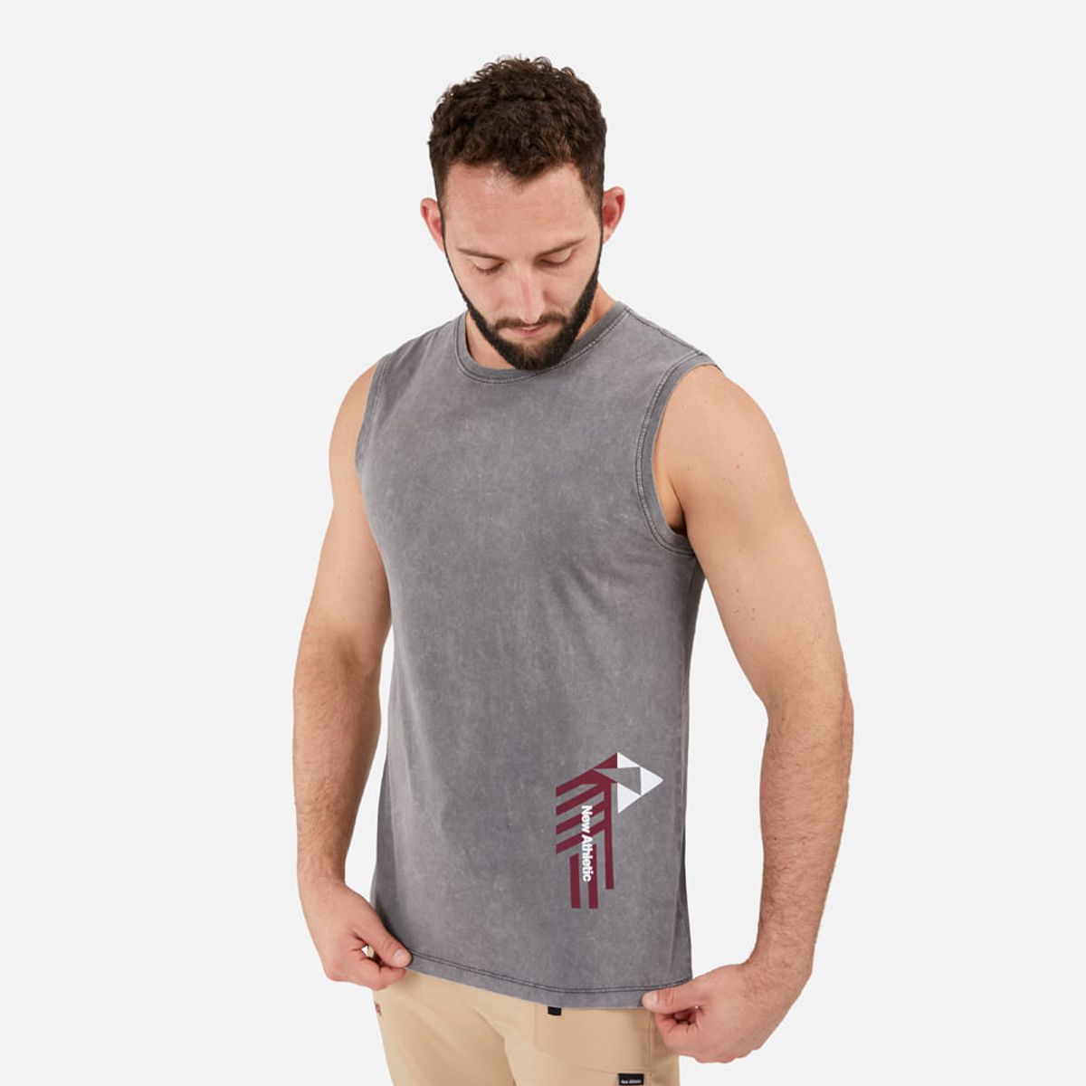 NEW ATHLETIC - Bvd New Athletic Nelson Gris Con Vino Hombre