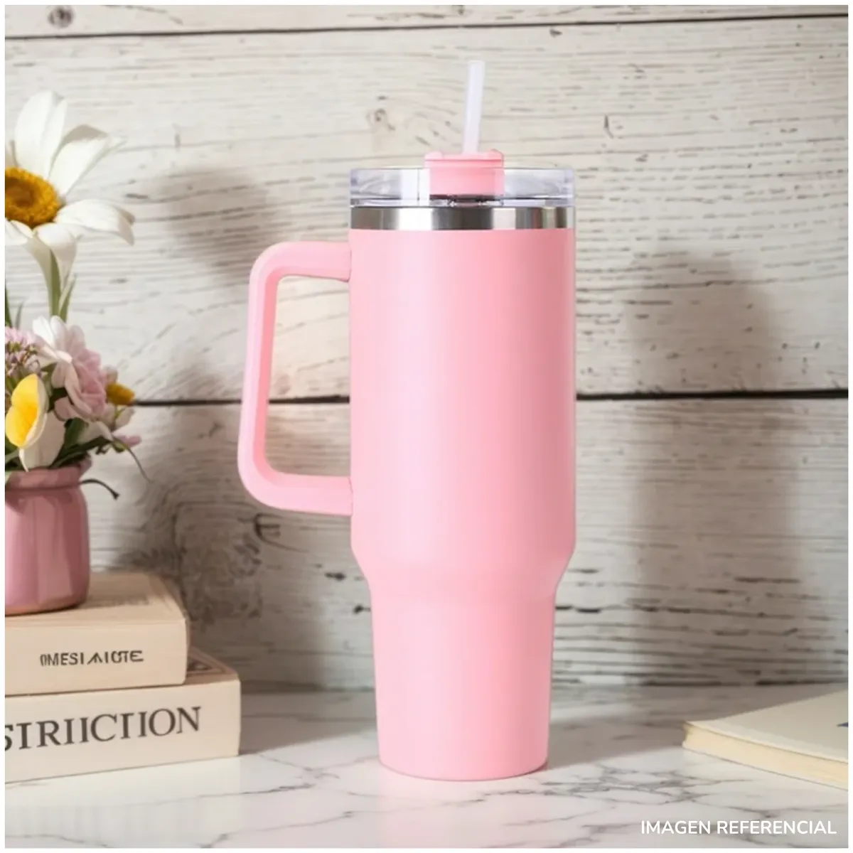 INSPIRA MARKET - Vaso termo grande con asa 1200ml