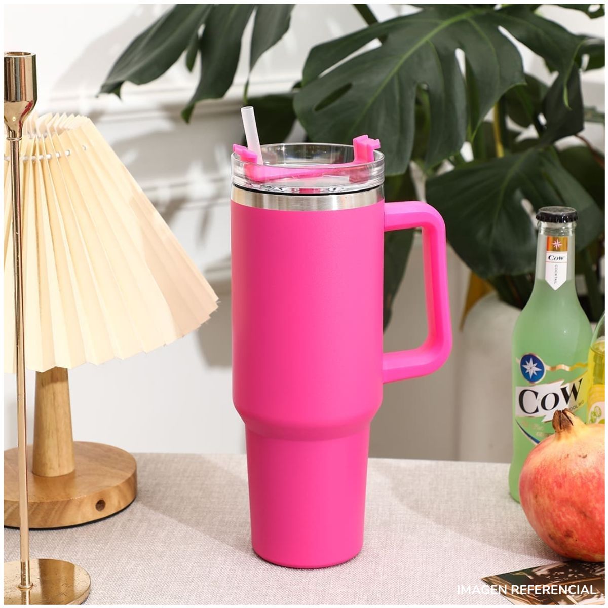 INSPIRA MARKET - Vaso termo grande con asa 1200ml