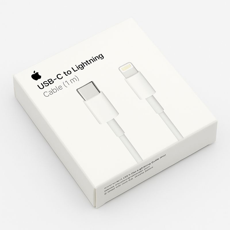 APPLE - Cable Cargador Apple Tipo C a Lightning 1m iPhone