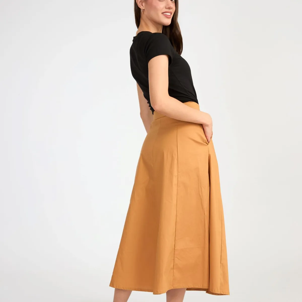 GENERICO - FALDA LARGA ALGODÓN ALMAT MUJER