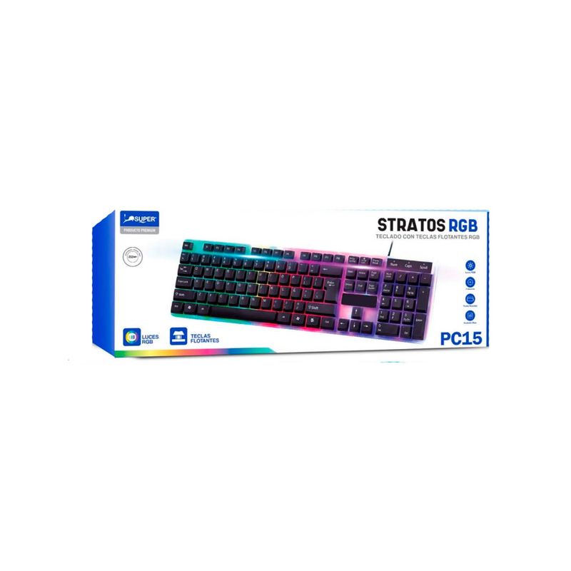 SUPER - TECLADO CON TECLAS FLOTANTES