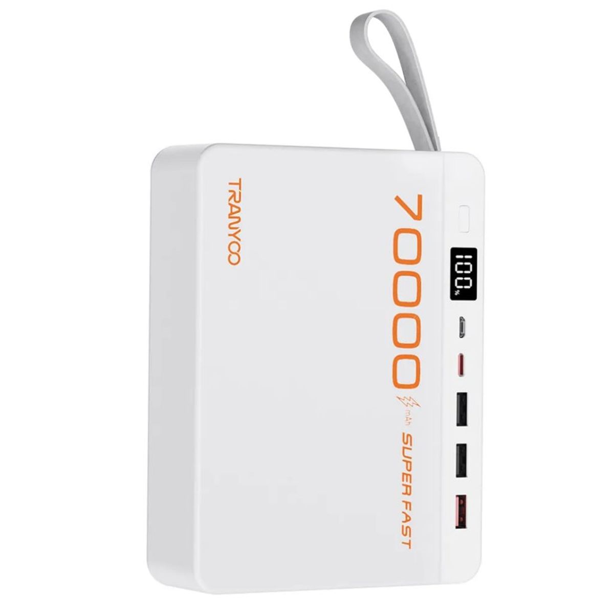 TRANYOO - Power Bank TRANYOO 70000mAh Pantalla Digital y Carga Súper Rápida F17