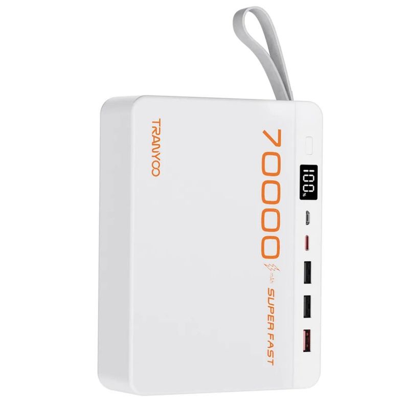 TRANYOO - Power Bank TRANYOO 70000mAh Pantalla Digital y Carga Súper Rápida F17