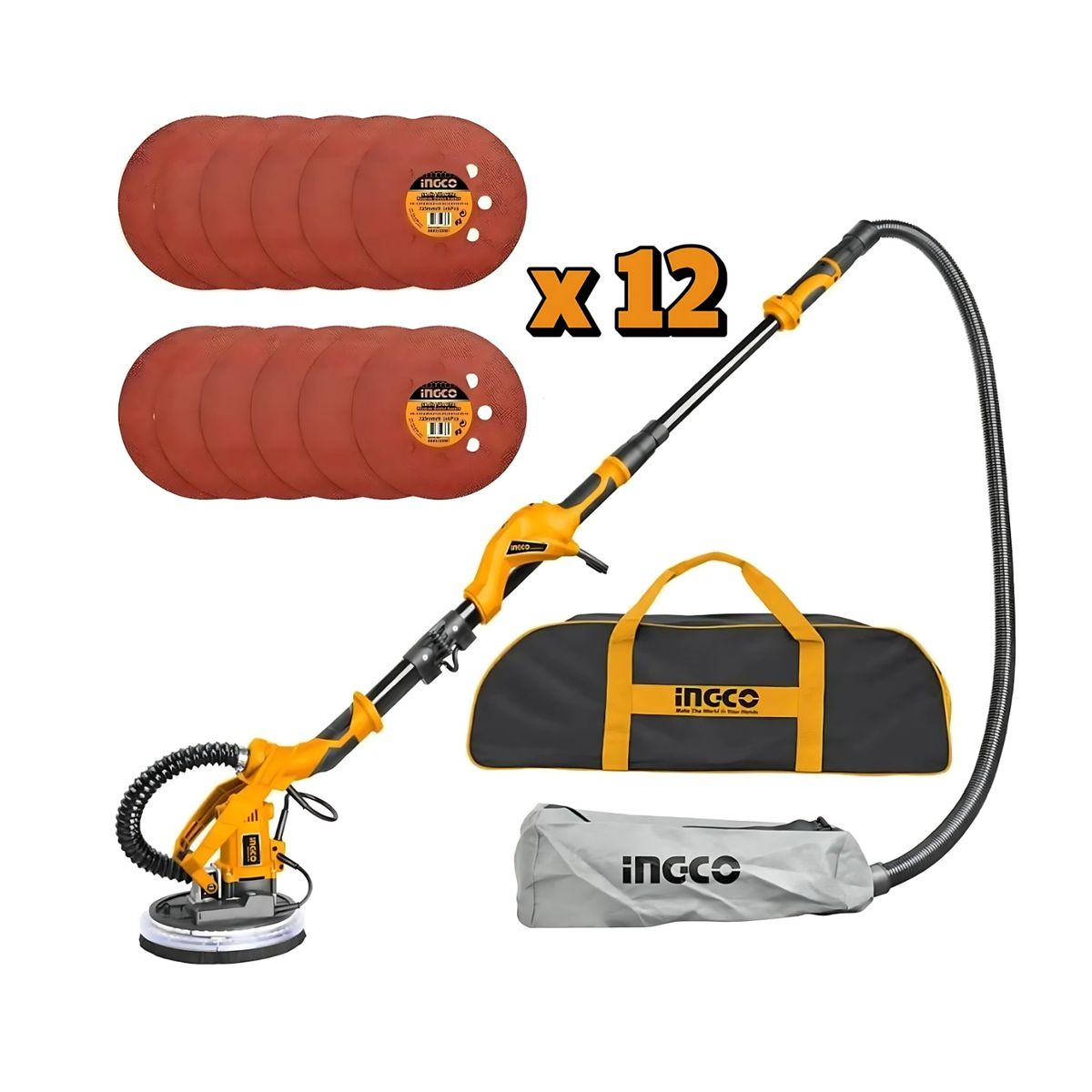 INGCO TOOLS - LIJADORA DE PARED / DRYWALL 1050 W - INGCO