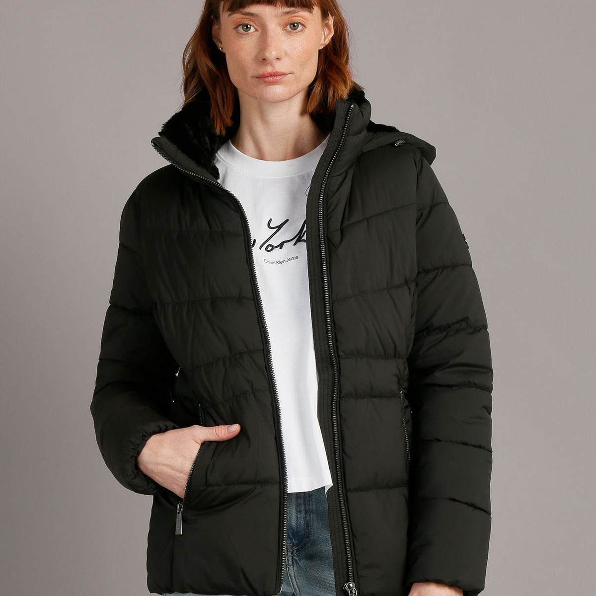 CALVIN KLEIN - CASACA PARA MUJERES CK