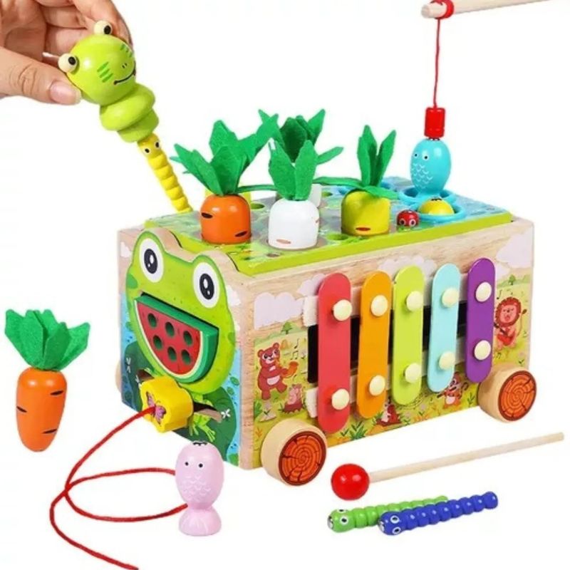 GENERICO - JUGUETE MONTESSORI XILOFONO MADERA NIÑOS