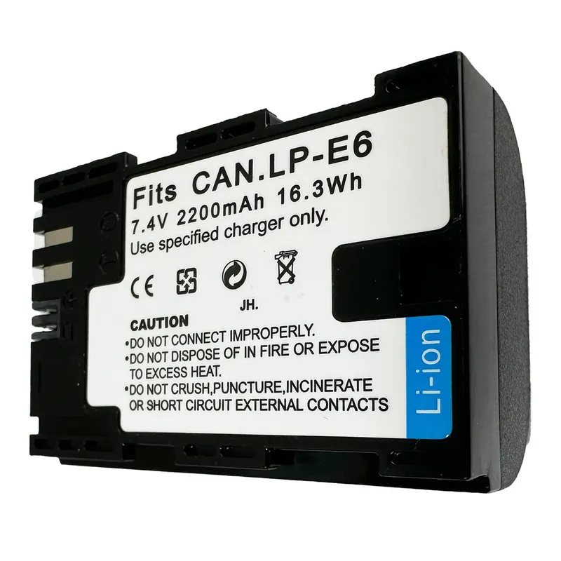 GENERICO - Bateria Lp-E6 Para Canon 60d 70d 80d 90d 5d Mk Iii Iv 6dii