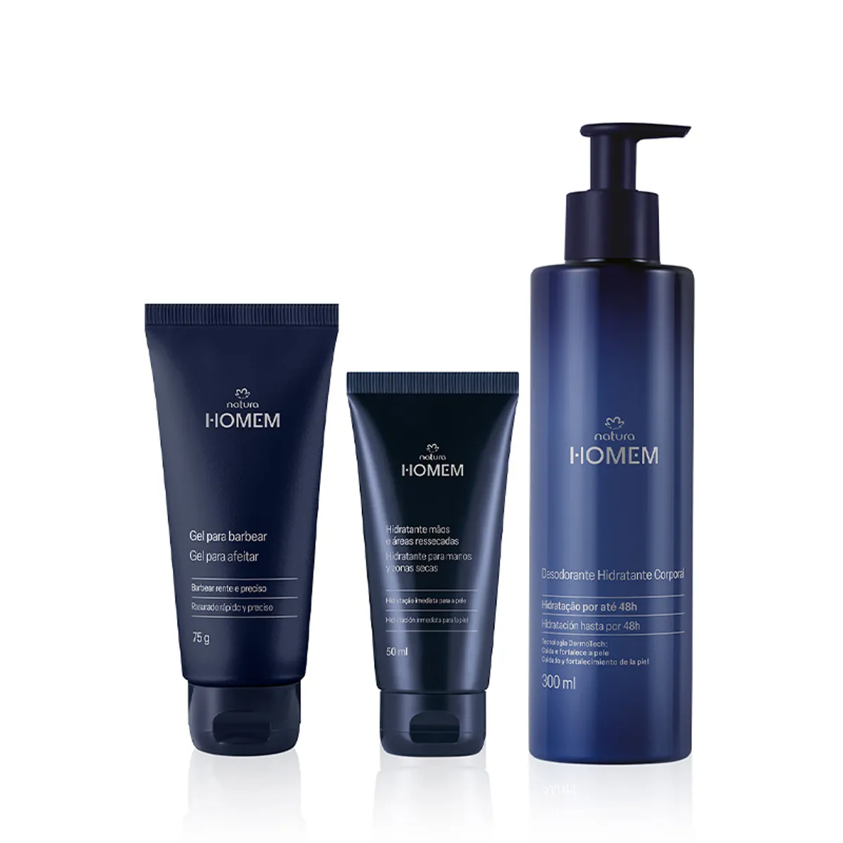 NATURA - Set rutina Homen cuidado masculino x3