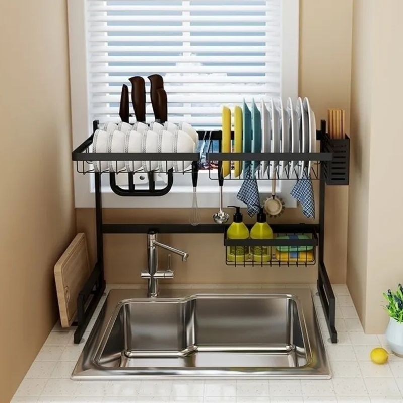 GENERICO - Escurridor Organizador de Platos de Cocina 65x52x32cm