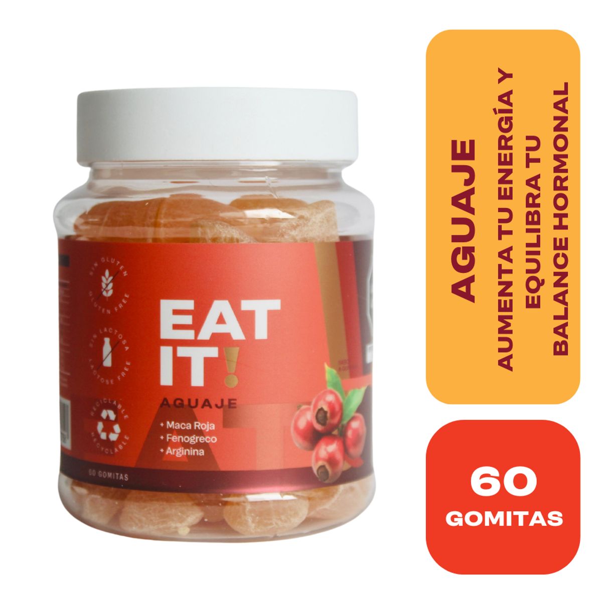 EAT IT SHAKE IT DRINK IT - EAT IT! AGUAJE  GOMITAS SABOR GUARANÁ