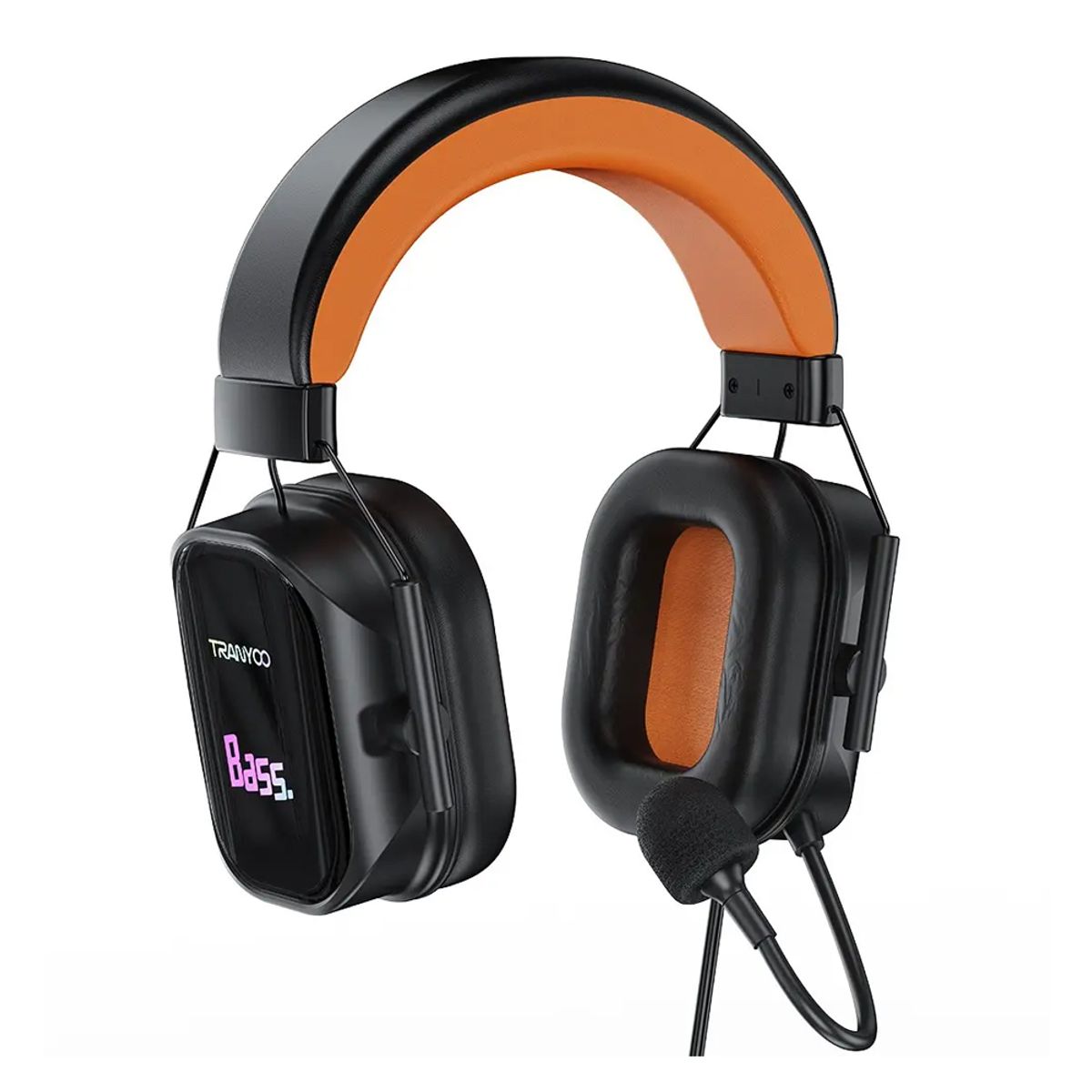 TRANYOO - Audífonos Para PC Gamer con Luz LED RGB + Micrófono Tranyoo T-H5