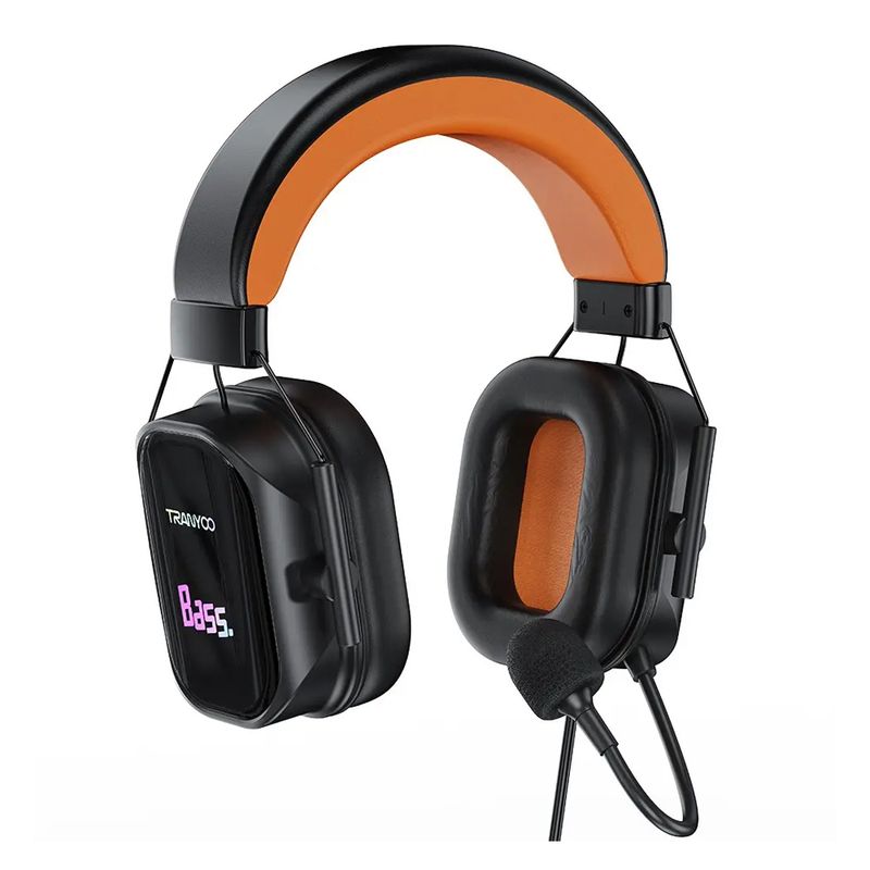 TRANYOO - Audífonos Para PC Gamer con Luz LED RGB + Micrófono Tranyoo T-H5