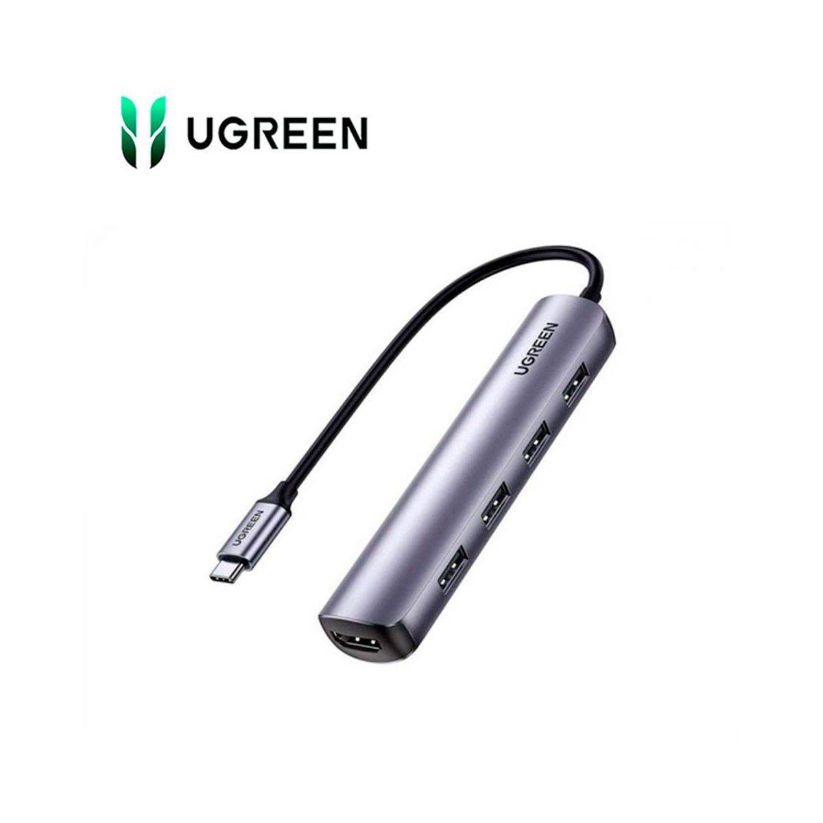 UGREEN - ADAPTADOR TIPO C MULTIPUERTOS 5 EN 1 UGREEN .  COD. 70495