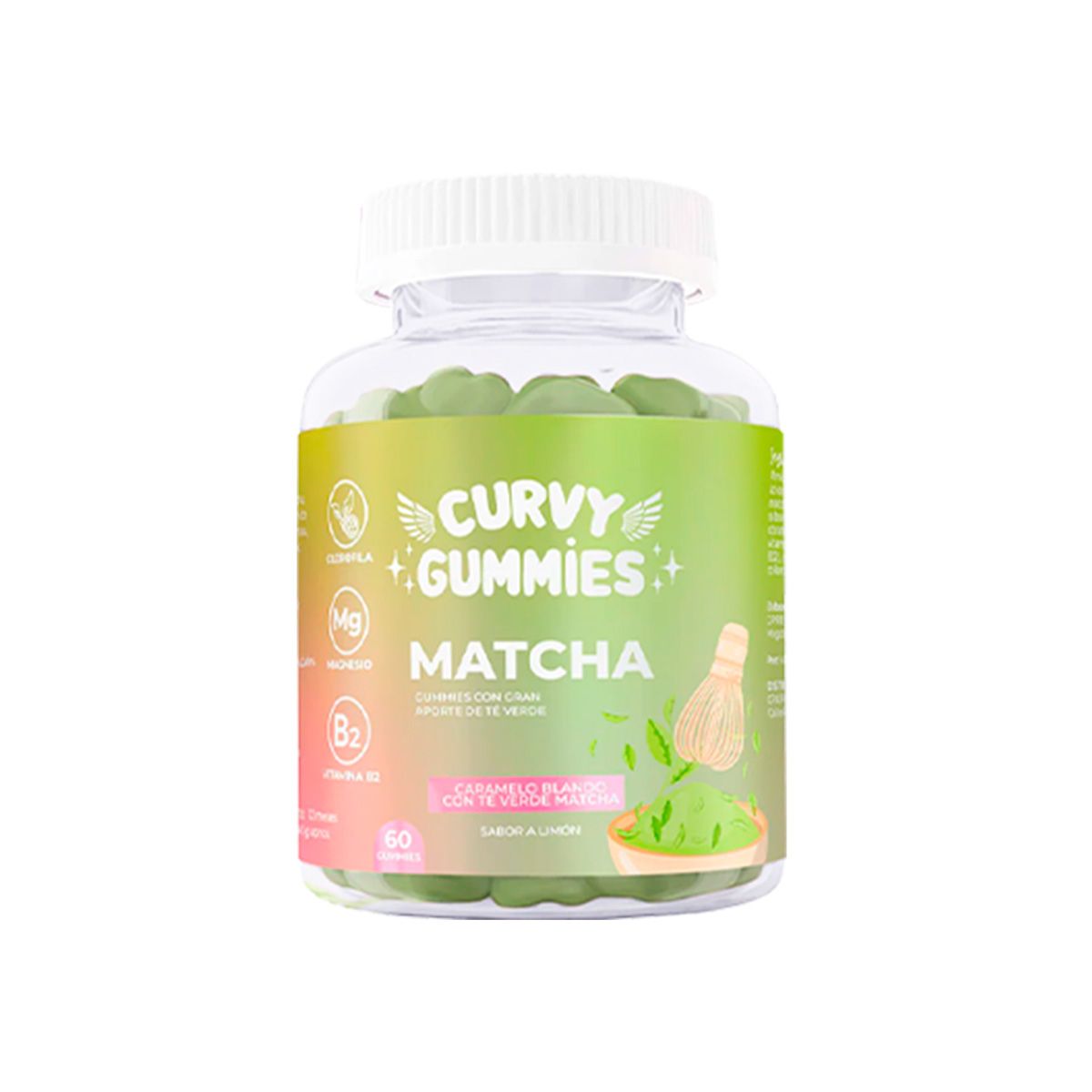 GENERICO - Pack Curvy Gummies Matcha 60 + Aguaje 60 + Pitahaya 60 Gomitas