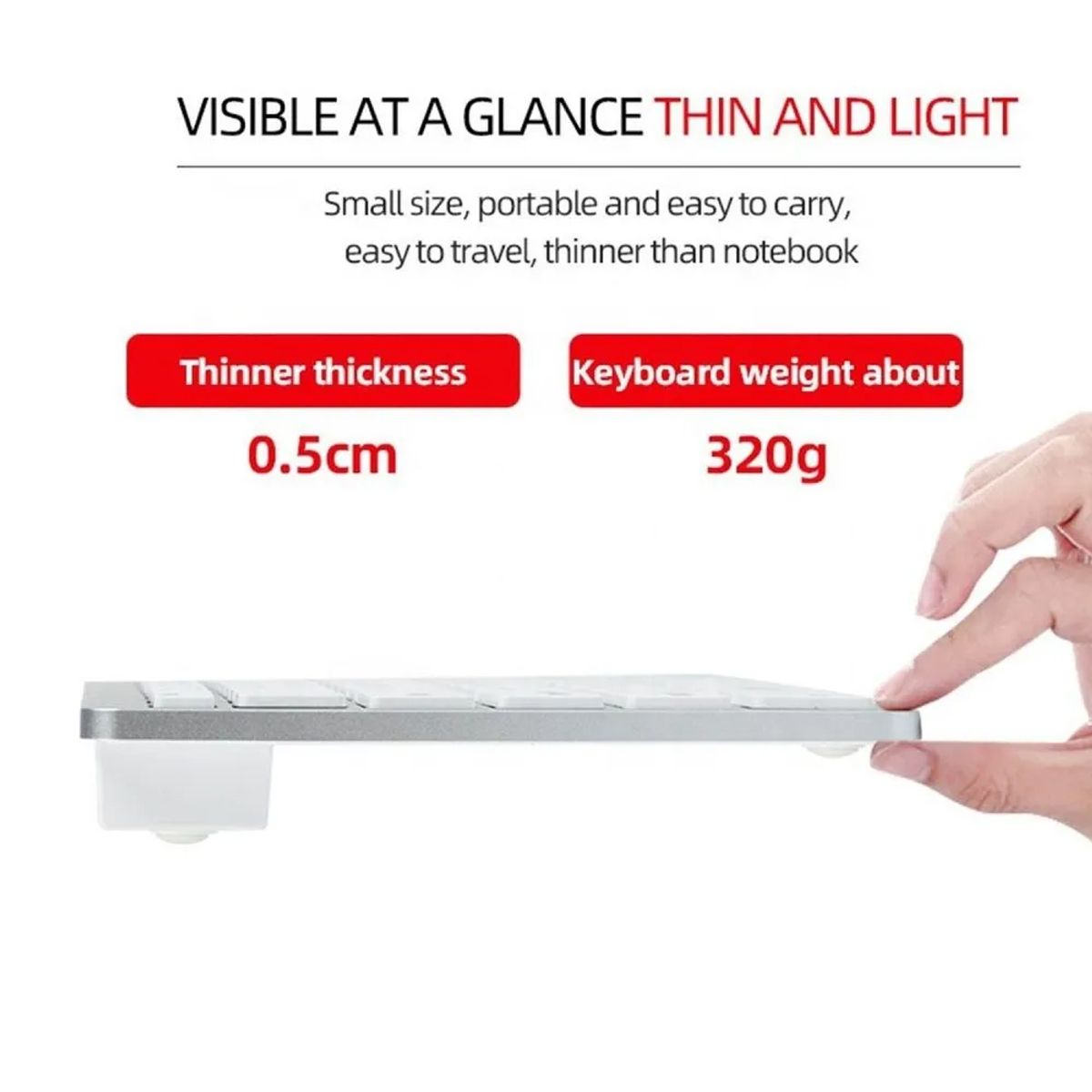 SEISA - Kit Teclado y Mouse Inalámbrico USB Color Blanco Seisa DN-H263